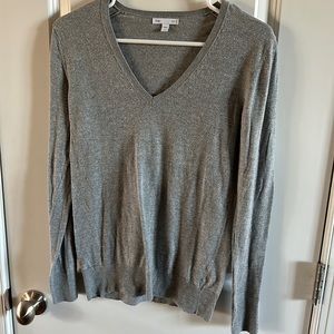 GAP V-Neck Sweater Grey Medium